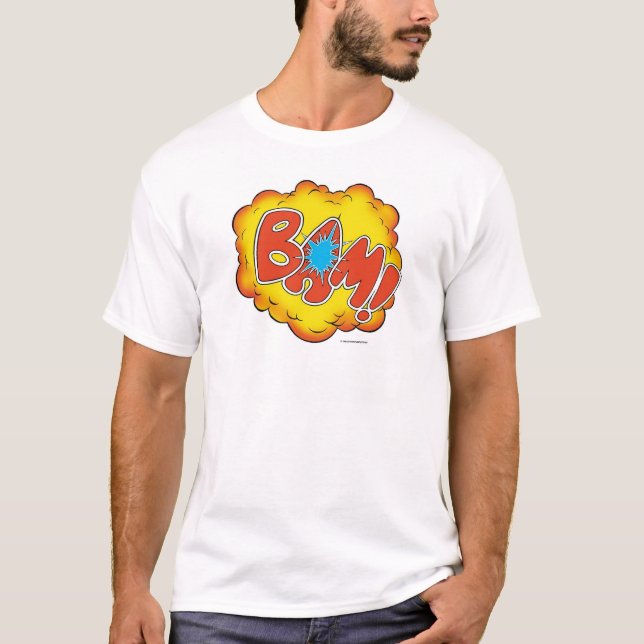 Gul BAM! T-shirt (Framsida)