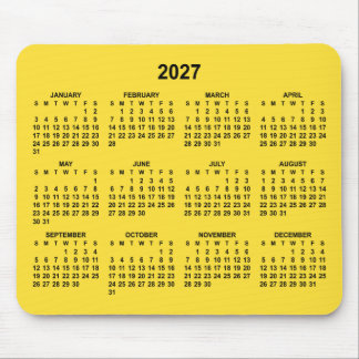 Gul banan 2027 kalender musmatta