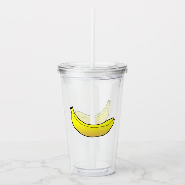 Gul banan take away mugg (Framsida)