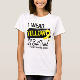 Gul bandEndometriosis för bästa vän T-shirt