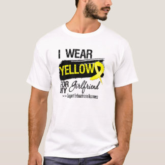 Gul bandEndometriosis för flickvän T-shirt