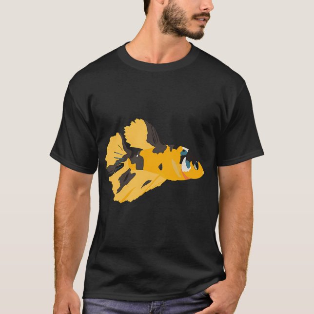 Gul Bettafisk T Shirt (Framsida)