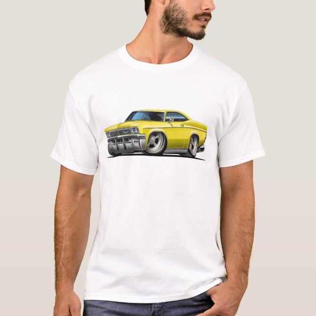 Gul bil 1965-66 för Impala Tee Shirt (Framsida)
