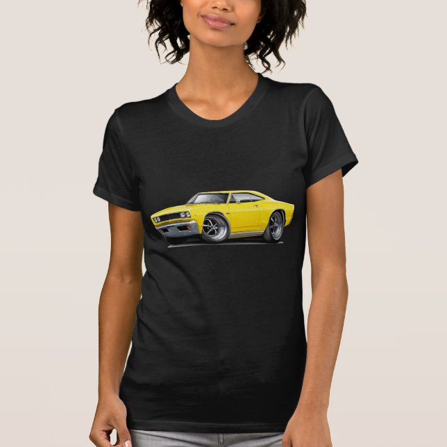 Gul bil 1968 för CoronetRT Tee Shirt (Framsida)