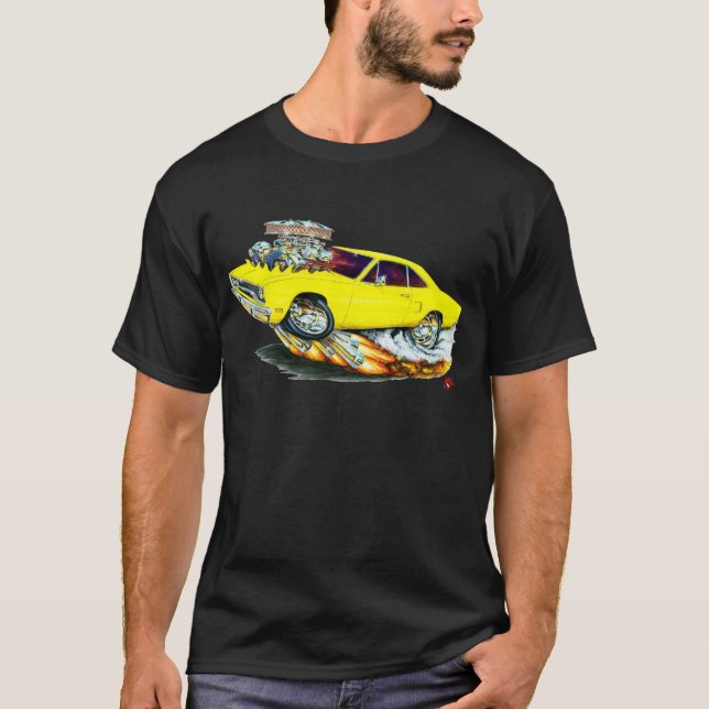Gul bil 1970 för Roadrunner Tee Shirt (Framsida)