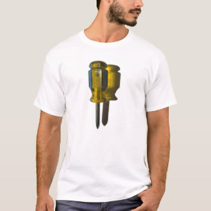 Gul blåttskruvmejsel t-shirt