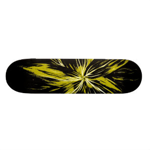Gul blixt kasta i sig skateboarden skateboard bräda 20 cm