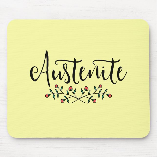 Gul blom- Austenite Musmatta (Framsidan)