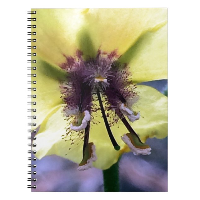 Gul blomma 3 anteckningsbok (Framsidan)