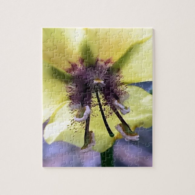 Gul blomma 3 pussel (Vertikal)