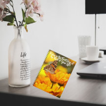 Gul Blomma Anteckningsbok Nya Början