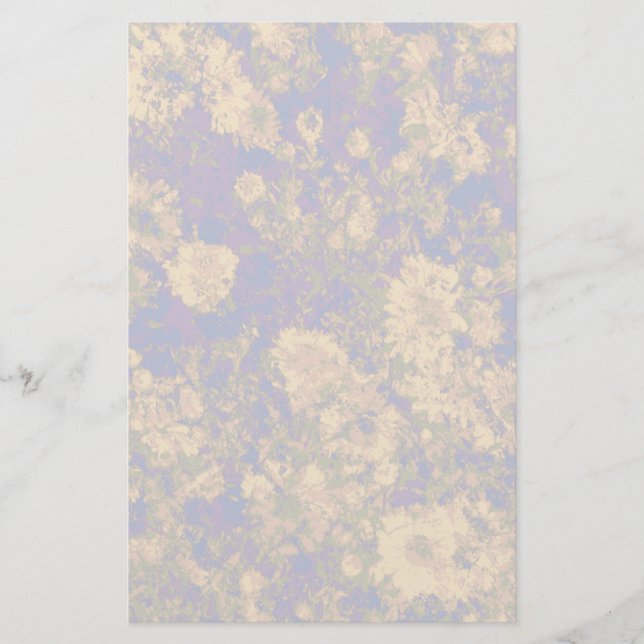 Gul blomma brevpapper (Framsida)