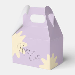 Gul blomma stjärna presentpåse design presentaskar