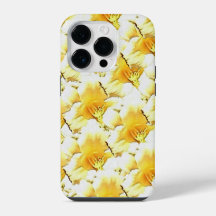 Gul Blomma Telefonfodral