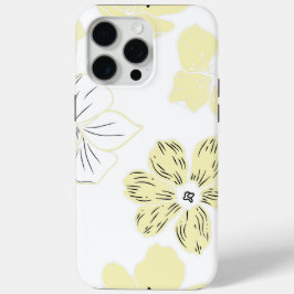 Gul Blomma Telefonfodral