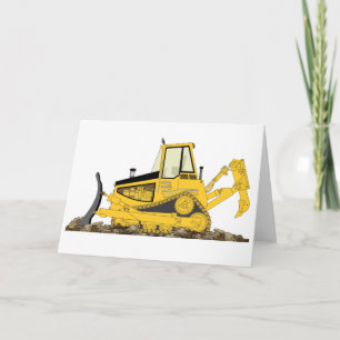 Gul Bulldozer Kort