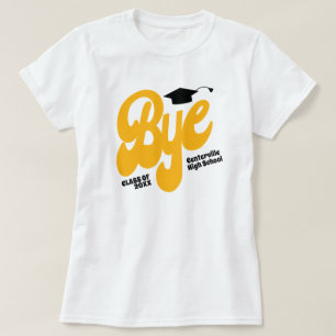 Gul Bye Examenståg Senior T Shirt
