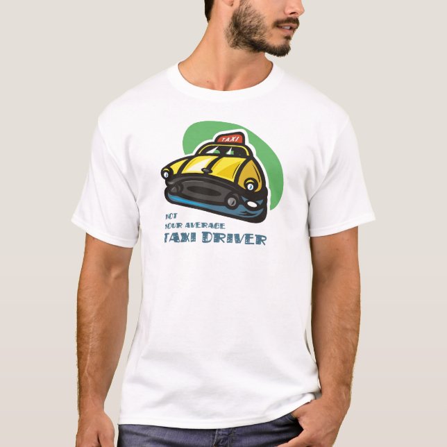 Gul cabtecknad: Inte din genomsnittliga Tee Shirt (Framsida)