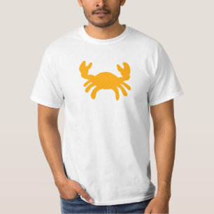 Gul Cancer Zodiakus Konst – Krabba Astrologi Symbo T Shirt