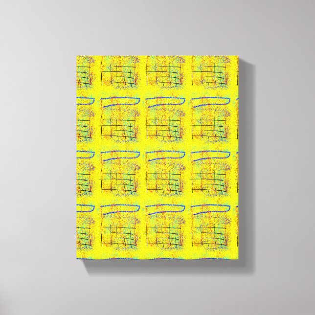 Gul... Canvastryck (Framsida)