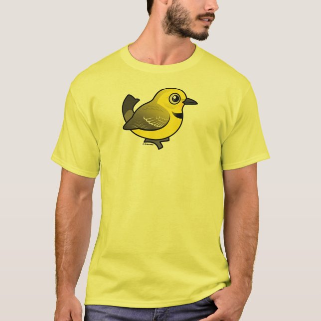 Gul chatta tee shirt (Framsida)