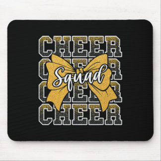 Gul Cheer Squad Rolig Sport Cheerleader Cheerle Musmatta