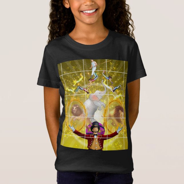 Gul cirkus  t shirt (Framsida)