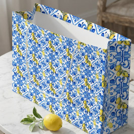 Gul Citron Blå Kakel