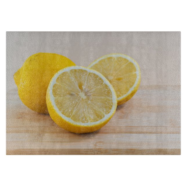Gul Citron Citrus Matfotografering Stilleben (Framsidan)