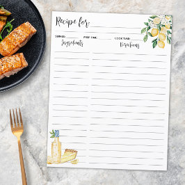 Gul Citron Frukt och Blå Ränder Recept Inlägg