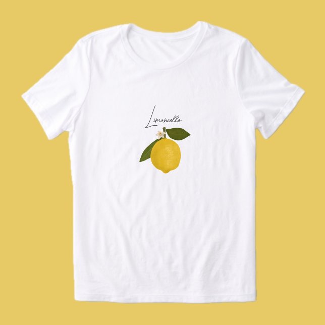 Gul citron med gröna blad | Frisk citrus  T Shirt (Skapare uppladdad)