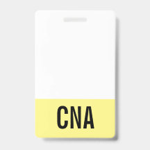 Gul CNA-märke dubbelsidig