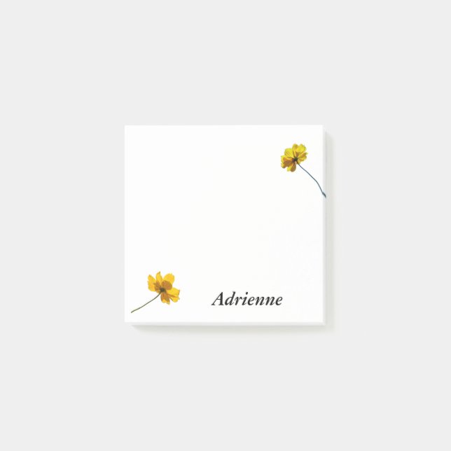 Gul Coreopsis Post-it Block (Framsida)