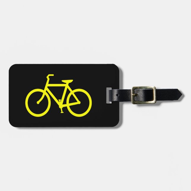 Gul cykel bagagebricka (Horisontell Framsida)