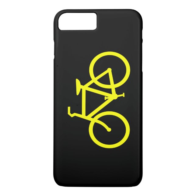 Gul cykel Case-Mate iPhone skal (Baksida)