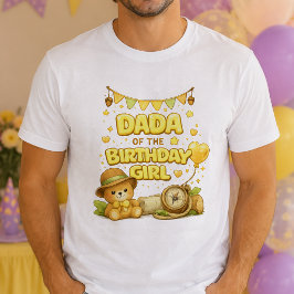Gul Dada till Födelsedagsflickans Herr T-Shirt