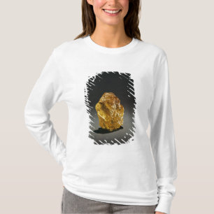 Gul diamant i busen t shirt