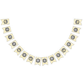 Gul elefantflugababy shower vimplar