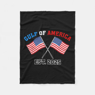 Gul-f Retro of America Est 2025 USA American Flagg Fleecefilt