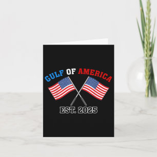 Gul-f Retro of America Est 2025 USA American Flagg Kort