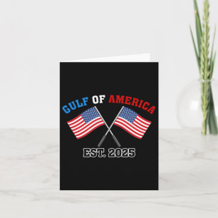 Gul-f Retro of America Est 2025 USA American Flagg Kort