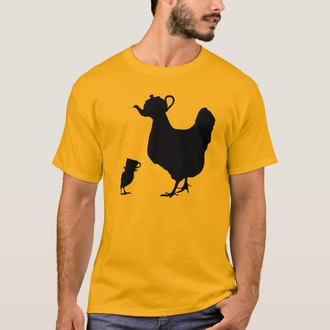 Gul feg tekannachick tee shirt (Framsida)