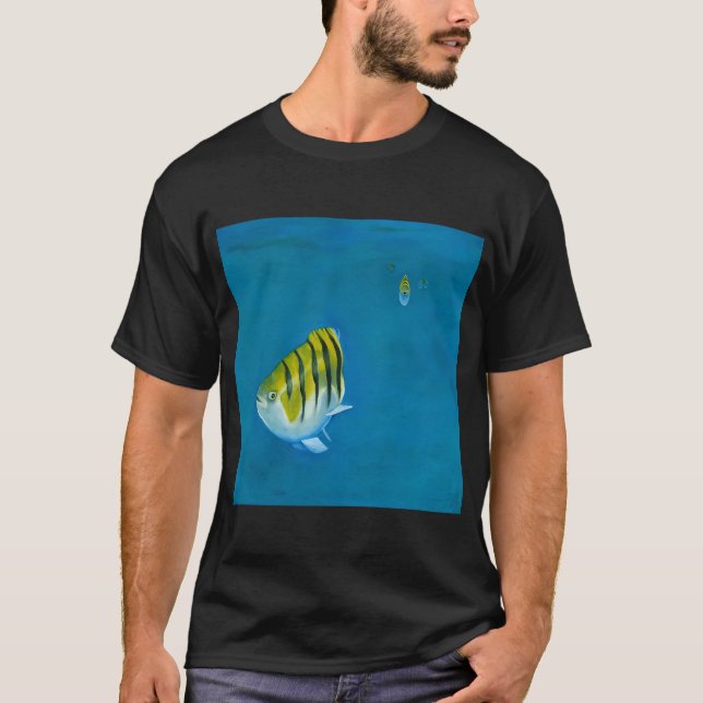 gul fisk t shirt (Framsida)