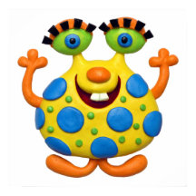 Gul Fläckig Monster Pojke Baby Baby Shower Nurseri