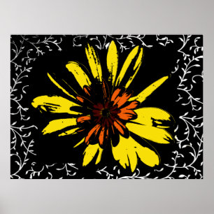 Gul flower power poster