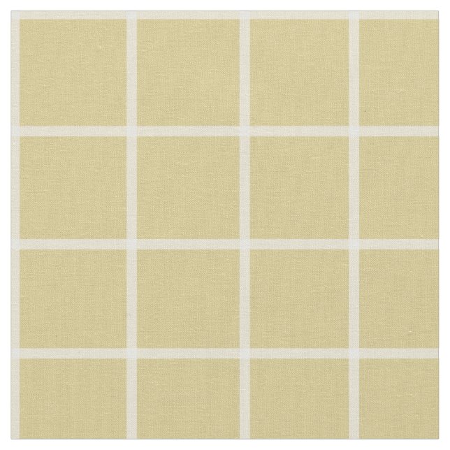 Gul fönsterrutakontrollpläd tyg (Närbild)