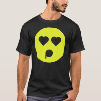 Gul förblindad Emoticon Tee