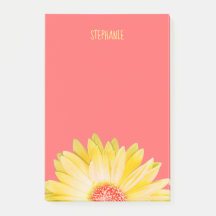 Gul Gerberadaisy på korall