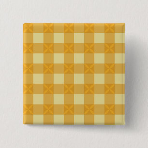 Gul Gingham & Gula Kronblad Knapp