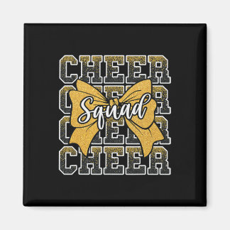 Gul Glädjetrupp Rolig Sport Cheerleader Cheerle Magnet
